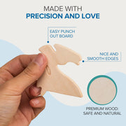 DIY 3D Wooden Puzzle – 6 Assorted Sea Animals Bundle Pack Set Brain Teaser Puzzles Educational STEM Toy Adults and Kids to Build Safe and Non-Toxic Easy Punch Out Premium Wood JP2B5