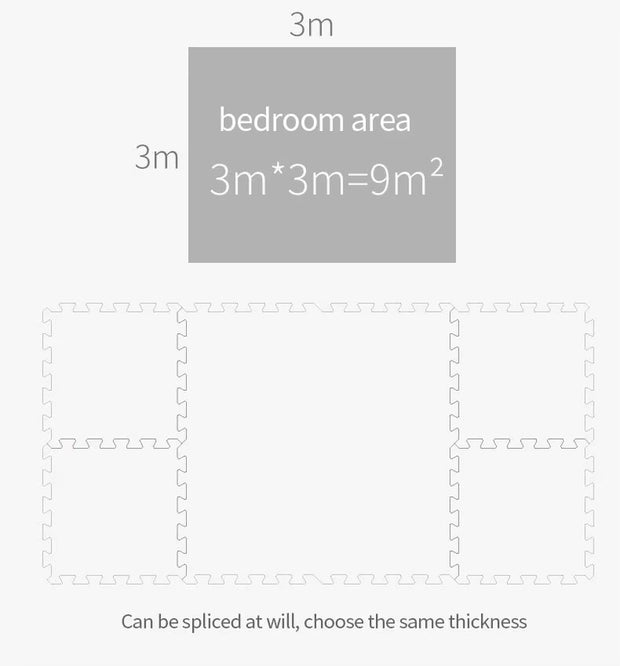 8-16PCS Baby Play Mats EVA Foam Puzzle Mat Children Room Activities Mat for Baby Interlock Floor Carpet 30*30CM