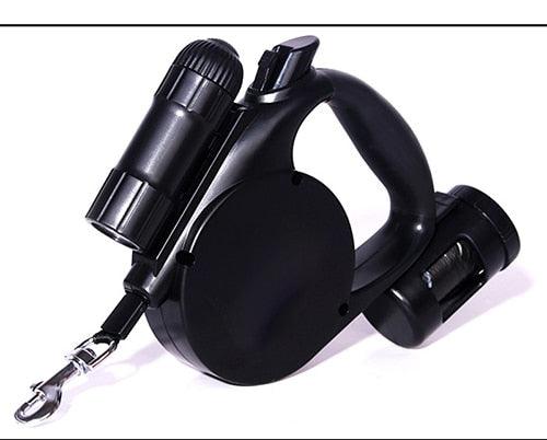 Nightwalk 4.5M Led Light And Waste Bag Dispenser Retractable Dog Leash-8