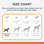 Original Bone Power Chew Toy for Dogs, Durable Dog Toys for Aggressive Chewers, Basted Blast Bacon & Chicken Flavor, Medium - up to 35 Lbs, 2 Pack