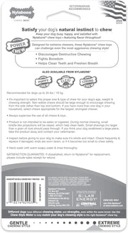 Original Bone Power Chew Toy for Dogs, Durable Dog Toys for Aggressive Chewers, Basted Blast Bacon & Chicken Flavor, Medium - up to 35 Lbs, 2 Pack