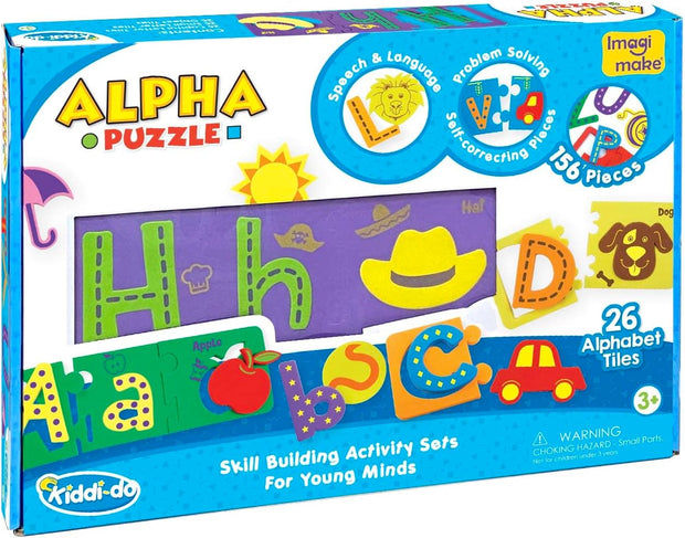 Kiddi-Do ABC Learning Preschool Toddler Toys | Foam Alphabet Puzzles for Kids Ages 3-5 | Montessori Toys for Birthday Gifts