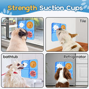 Slow Feeder Mat for Dogs and Cats，Large Lick Mat Slow Feeder for Anxiety Relief Dog Toys Feeding Mat for Butter Yogurt Peanut, Pets Supplies Bathing Grooming Training, Blue