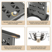 Lick Mat for Dogs丨Dog Lick Pad with Strong Suction丨Snuffle Mat for Dogs丨Dog Puzzle Toys丨Dog Licking Mat & Fun Alternative to Slow Feed Dog Bowls丨Calming Mat for Dog Anxiety Relief丨Treat Mat