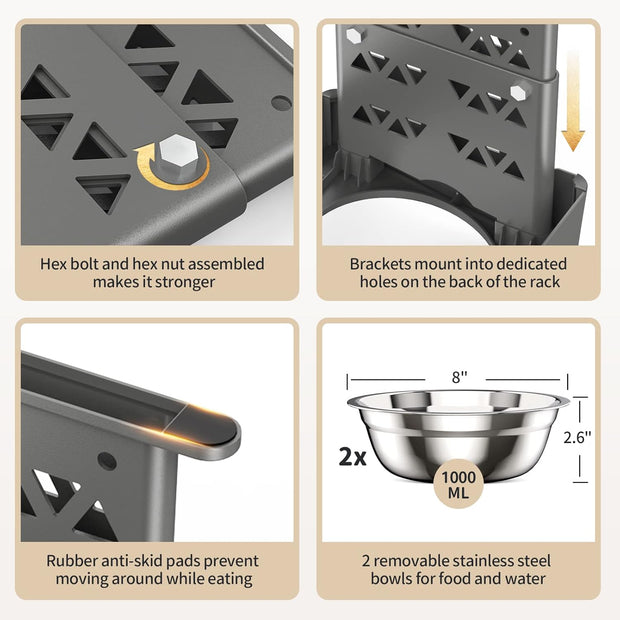 Lick Mat for Dogs丨Dog Lick Pad with Strong Suction丨Snuffle Mat for Dogs丨Dog Puzzle Toys丨Dog Licking Mat & Fun Alternative to Slow Feed Dog Bowls丨Calming Mat for Dog Anxiety Relief丨Treat Mat