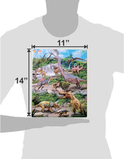 Jigsaw Dinosaur Puzzle for Boys and Girls | Educational Gift for Kids Ages 4-8 | 48 Pieces | Unique Jigsaw Shapes | Best Dinosaur Puzzles for Kids Ages 5-8