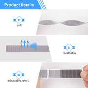 Kids Wristband Compatible with Apple Airtag, Protective Case for Air Tag GPS Tracker Holder with Nylon Bracelet, Adjustable anti Lost Watch Band for Toddler Child Elder(Grey)