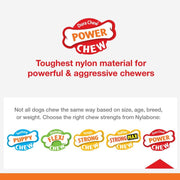 Original Bone Power Chew Toy for Dogs, Durable Dog Toys for Aggressive Chewers, Basted Blast Bacon & Chicken Flavor, Medium - up to 35 Lbs, 2 Pack