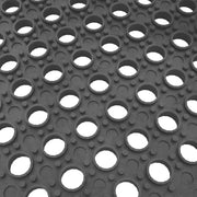 Heavy Duty Rubber Floor Mat – Non-Slip, Waterproof, Easy to Clean – Anti-Fatigue Mat for Commercial Kitchens, Restaurants, Workshops – Oil Resistant, Hose Washable – 36" X 36", Black